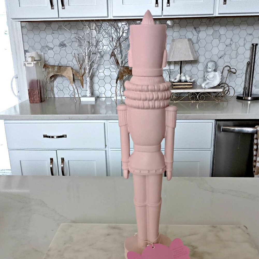 NEW! TALL 17" PINK & GEMS NUTCRACKER DECOR OH MY - Picture 3 of 5